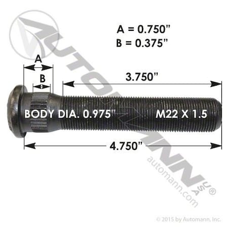 Automann Stud - Wheel, 201.6157 201.6157